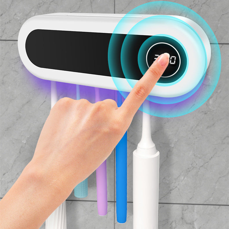 All-In-One Toothbrush Holder with UV Sterilizer