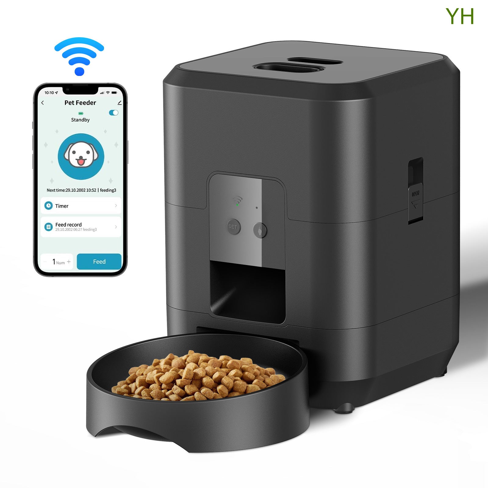 Smart Automatic Pet Feeder for Easy Scheduled Feeding