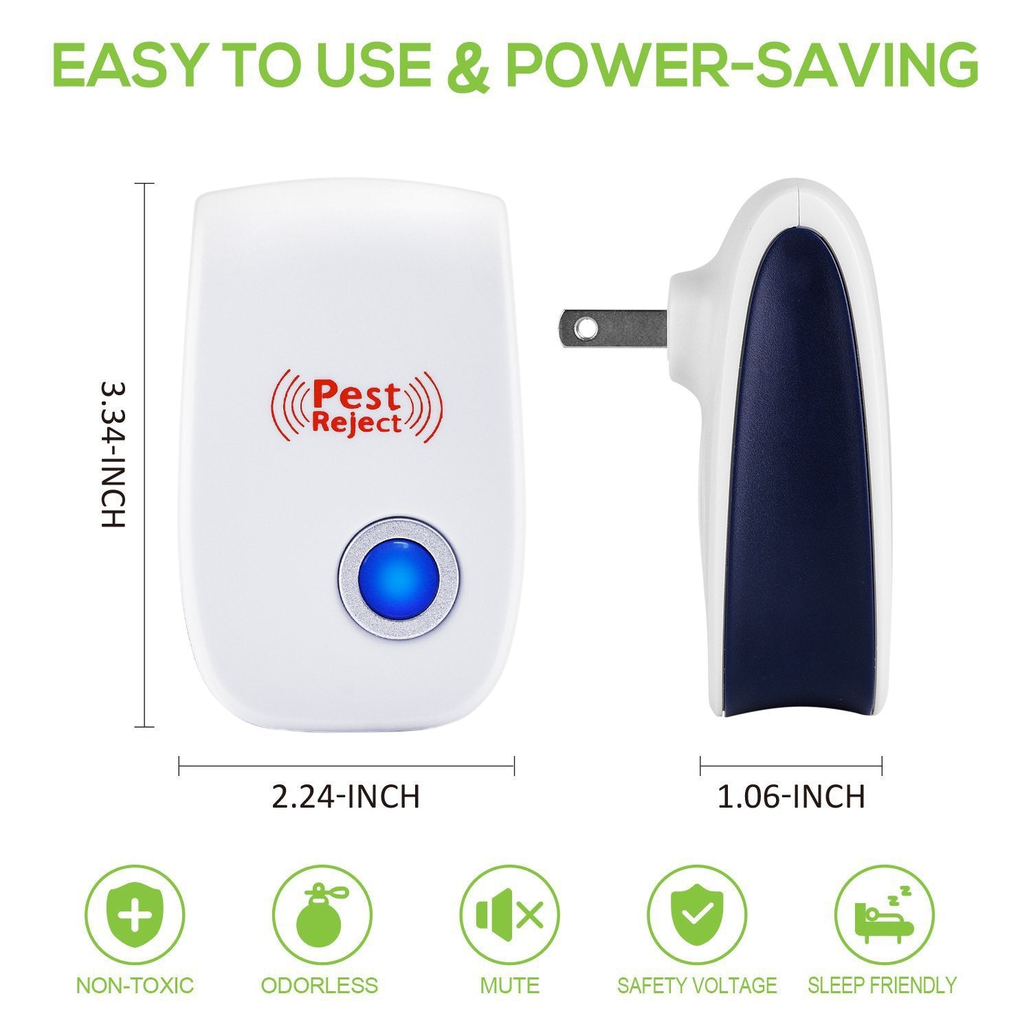Ultrasonic Pest Device for Family-Friendly Bug Control