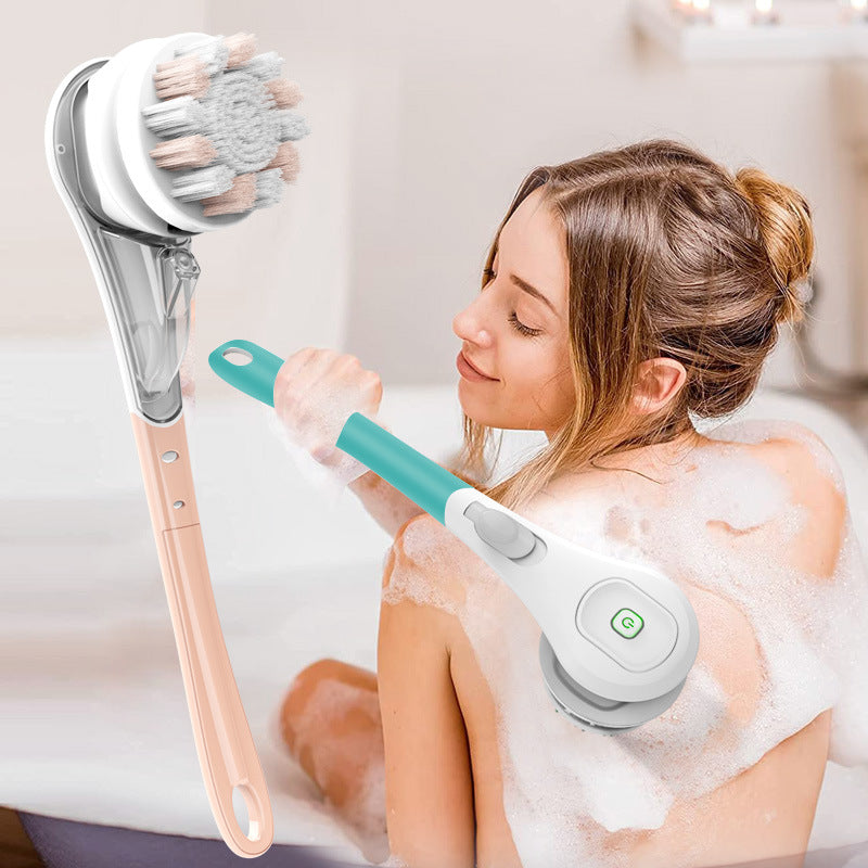 6-in-1 Electric Bath Brush for Full-Body Cleansing