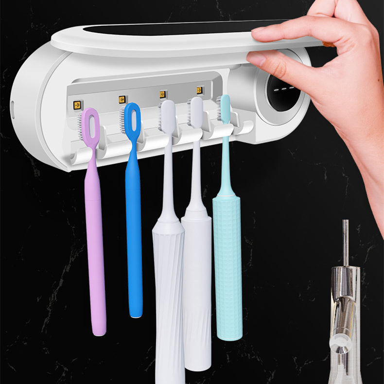 All-In-One Toothbrush Holder with UV Sterilizer