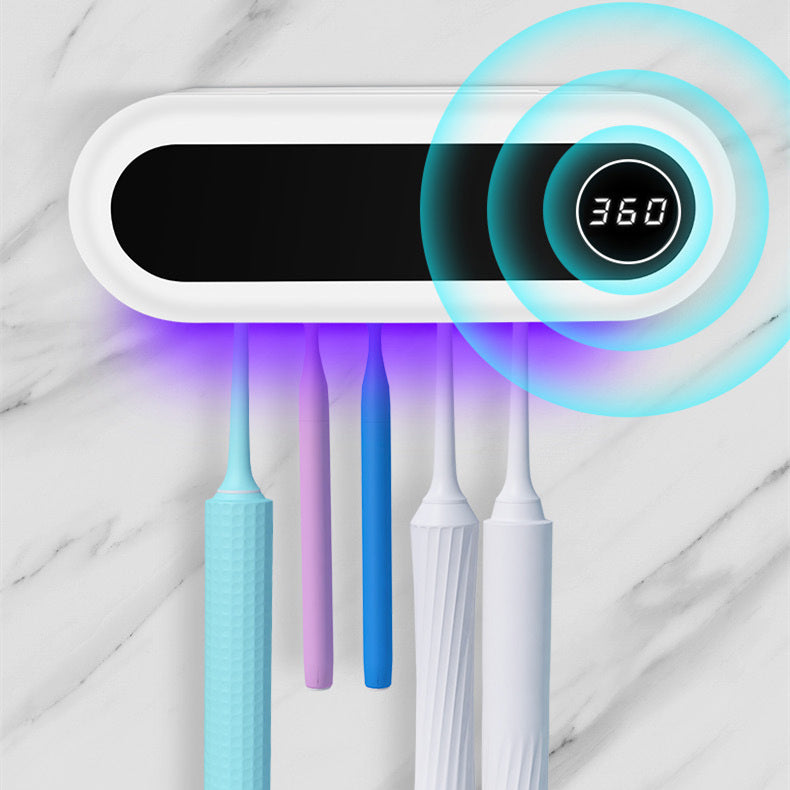 All-In-One Toothbrush Holder with UV Sterilizer