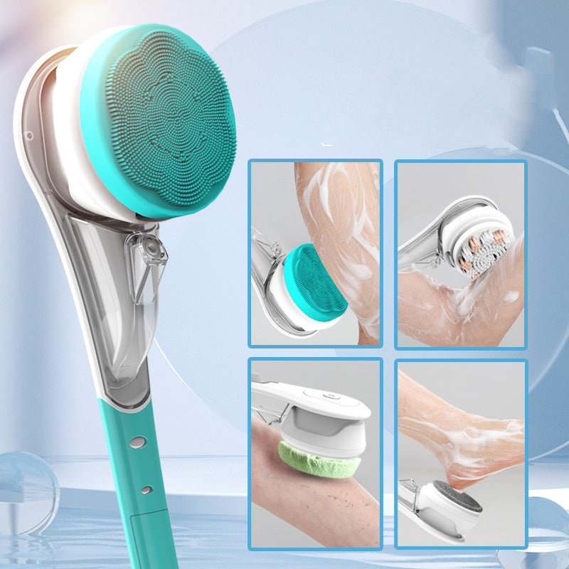 6-in-1 Electric Bath Brush for Full-Body Cleansing