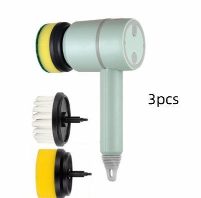 Electric Cleaning Brush for Easy Kitchen and Bathroom Scrubbing
