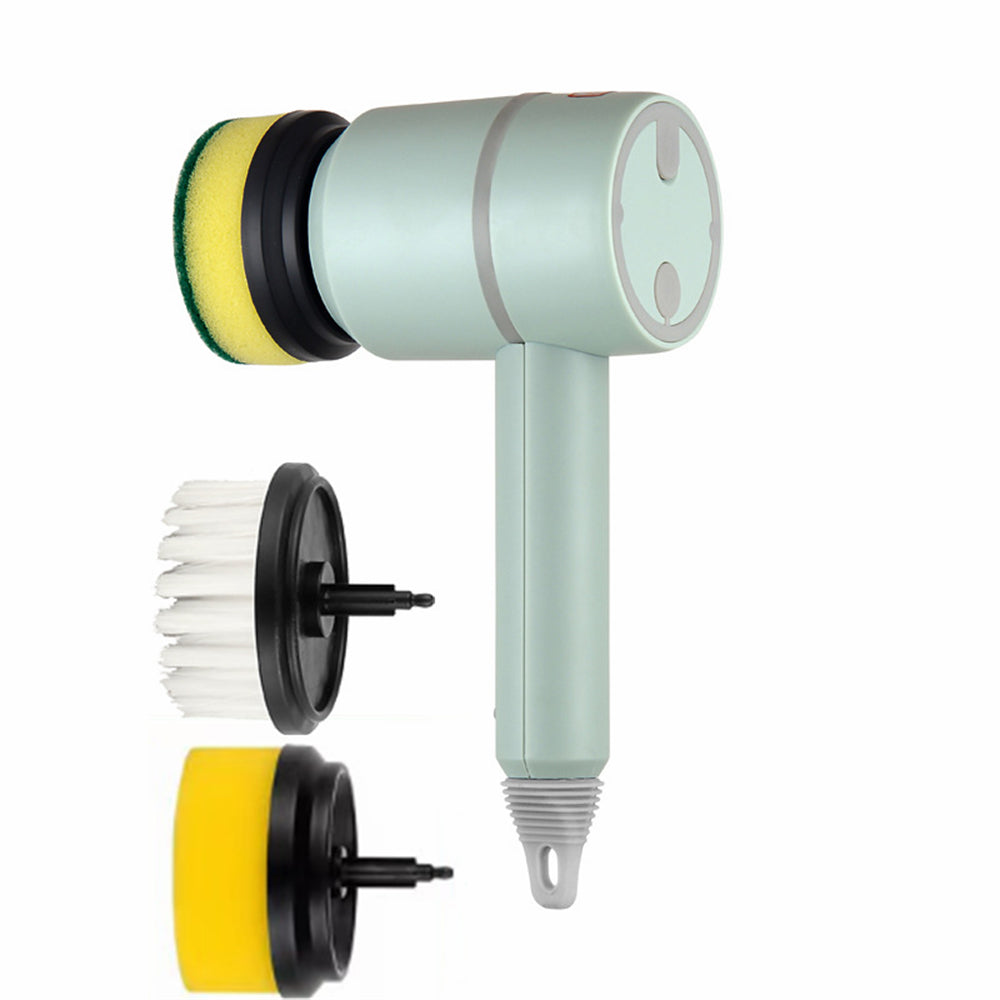 Electric Cleaning Brush for Easy Kitchen and Bathroom Scrubbing