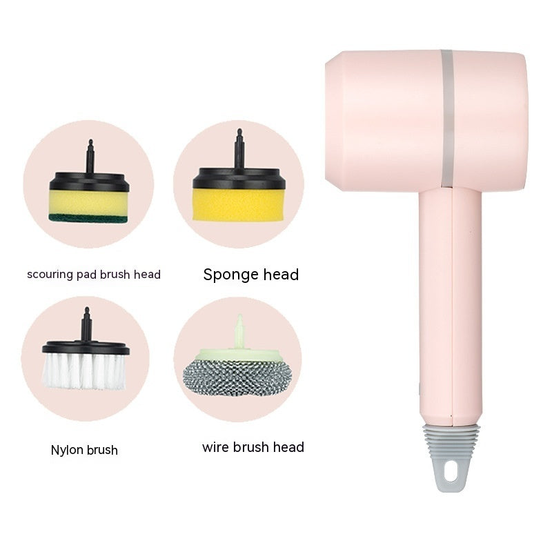 Electric Cleaning Brush for Easy Kitchen and Bathroom Scrubbing