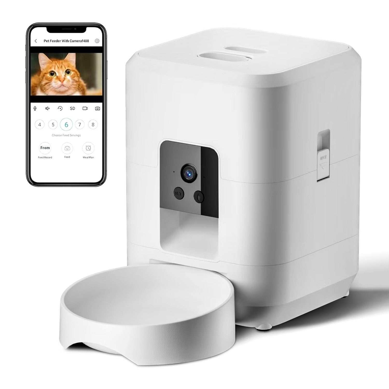 Smart Automatic Pet Feeder for Easy Scheduled Feeding
