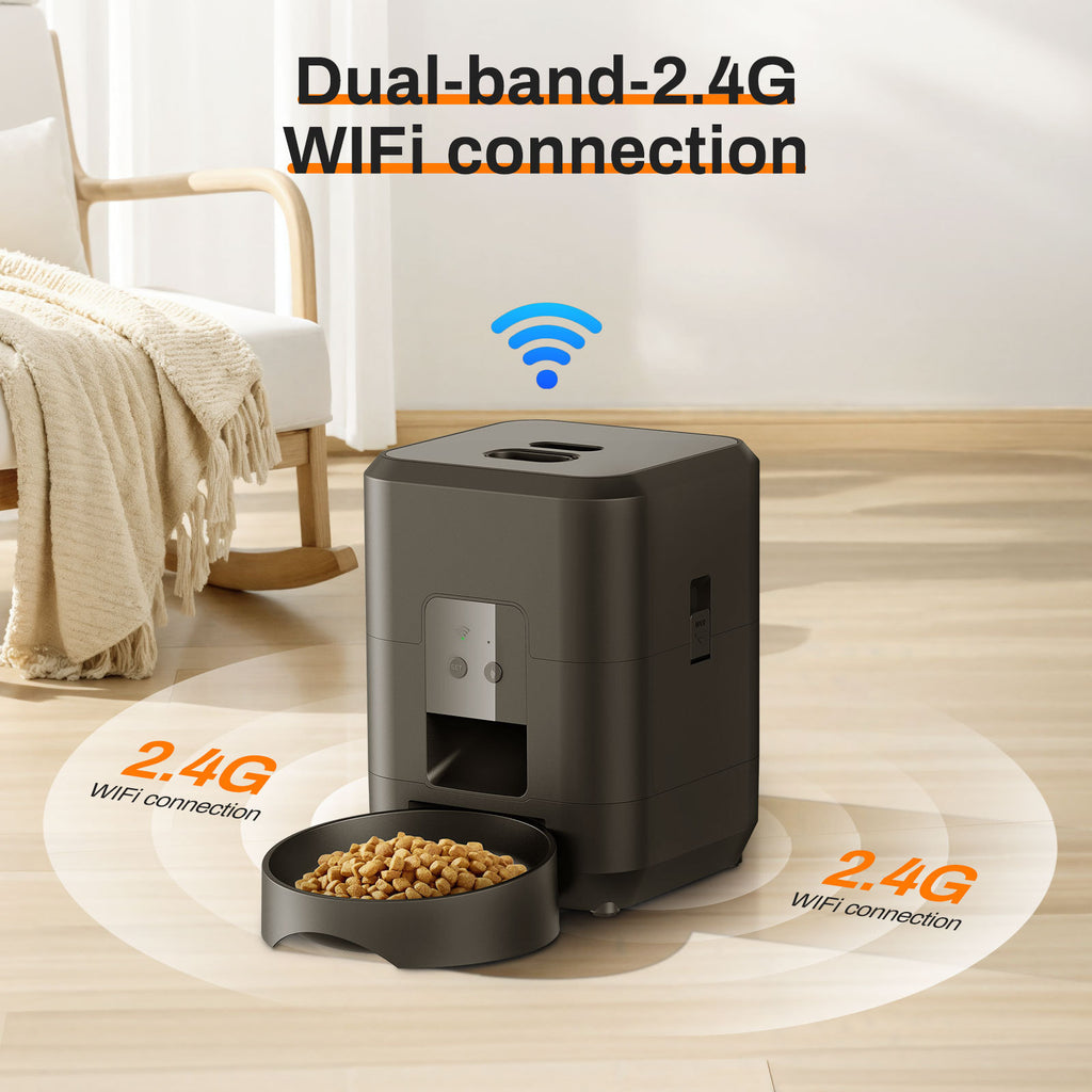 Smart Automatic Pet Feeder for Easy Scheduled Feeding