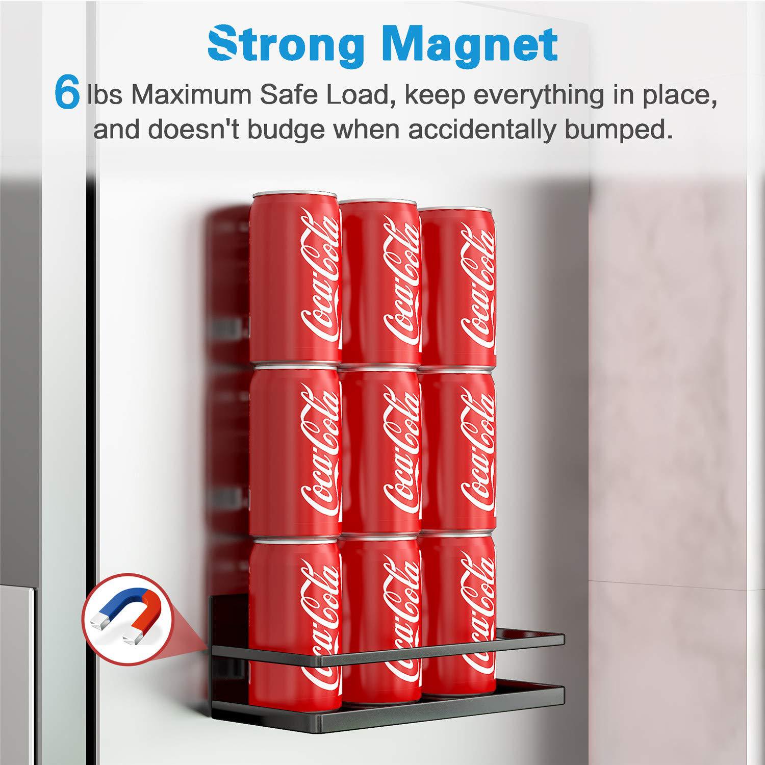 Multi-Functional Magnetic Fridge Storage Shelf