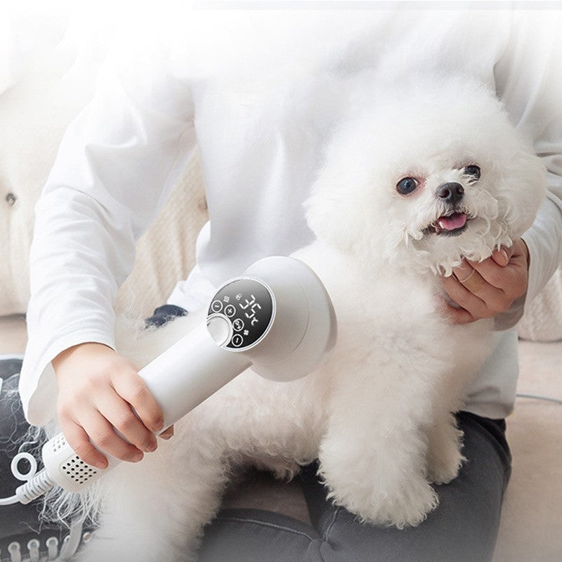 Smart Pet Hair Dryer and Comb for Easy Grooming