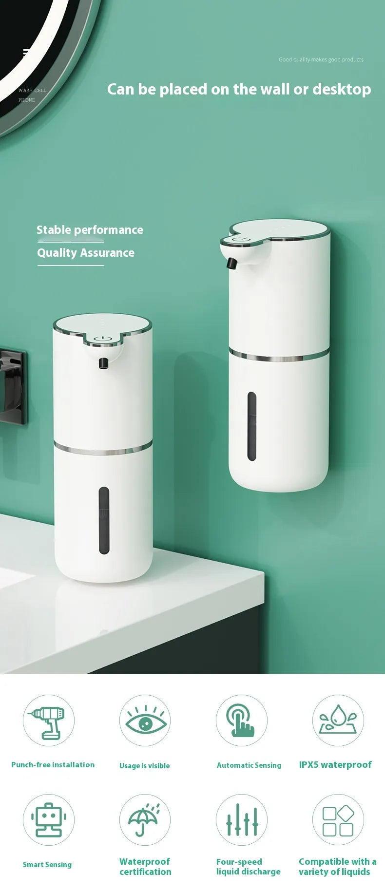 Motion-Sensor Soap Dispenser for Simple, Clean Living
