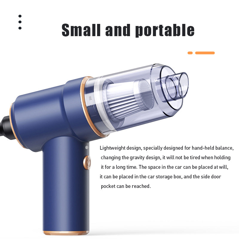 Portable Cordless Vacuum for Quick Home and Car Cleaning
