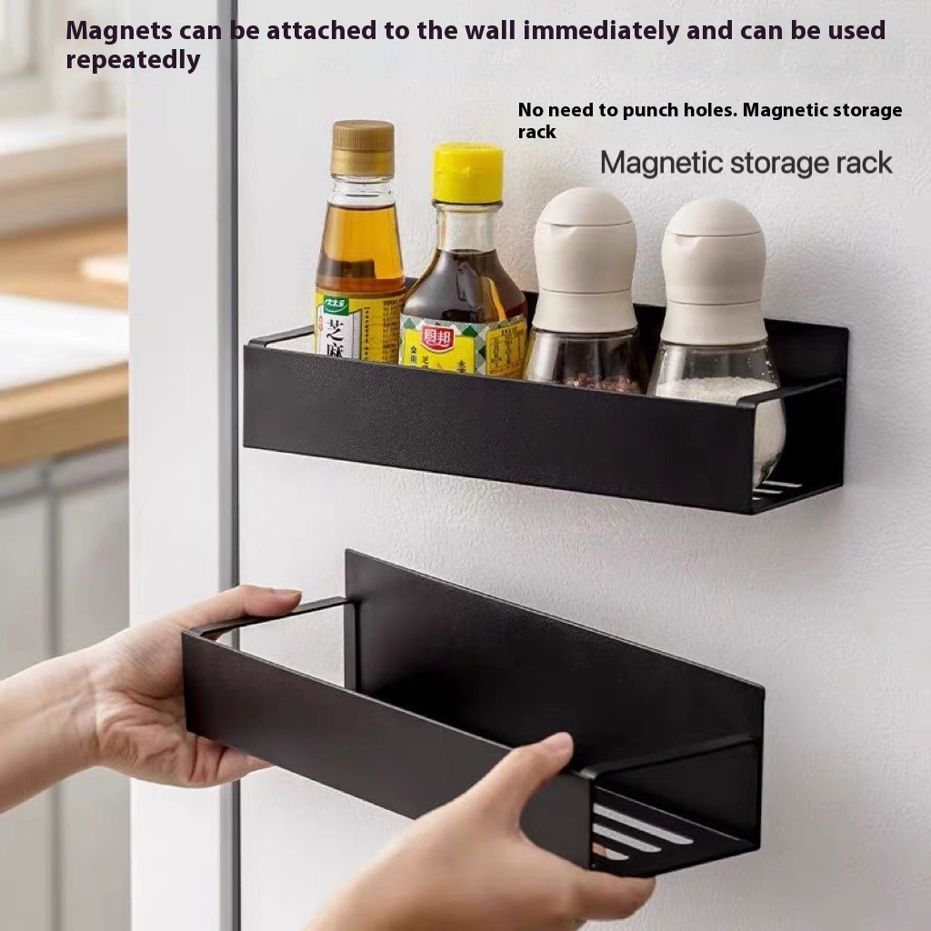 Magnetic Refrigerator Organizer for Spices and Essentials