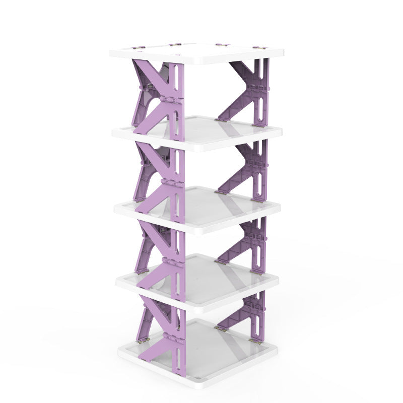 Plastic Shoe Storage Rack for Tidy Entryways
