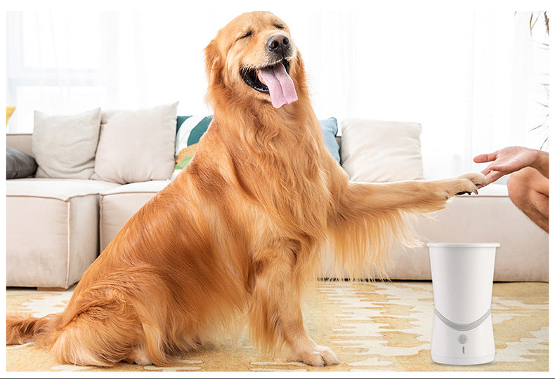 Electric Paw Washer for Clean Floors and Happy Pets
