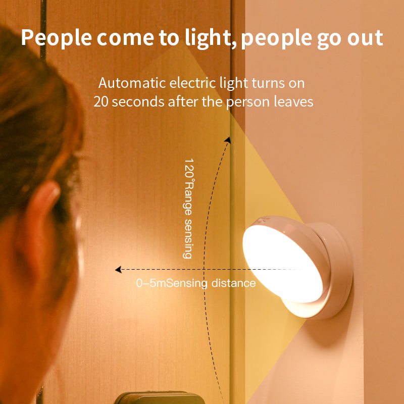 Hands-Free Motion Sensor Light for Dark Spaces