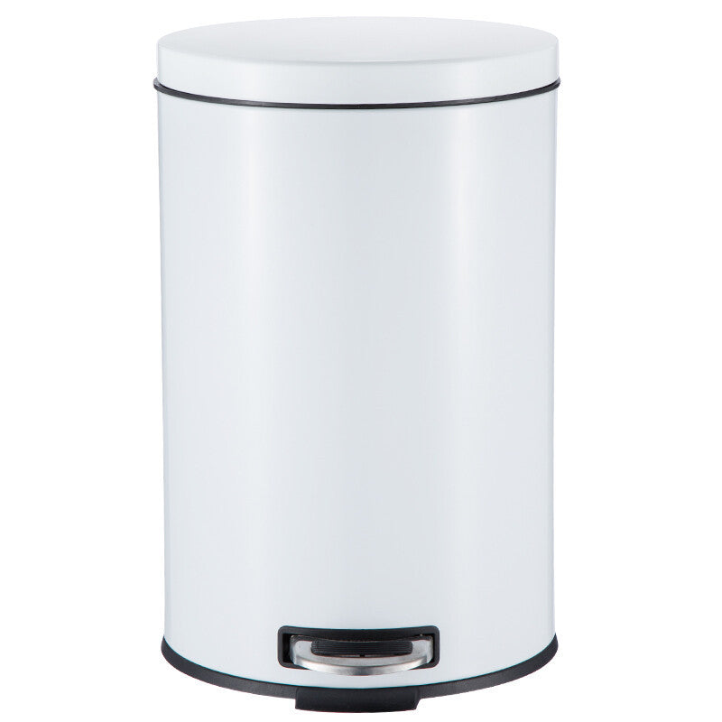 Stainless Steel Foot Pedal Trash Can for Easy Cleanup