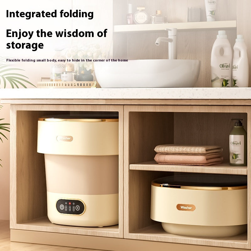 Compact Automatic Washing Machine with Large Capacity