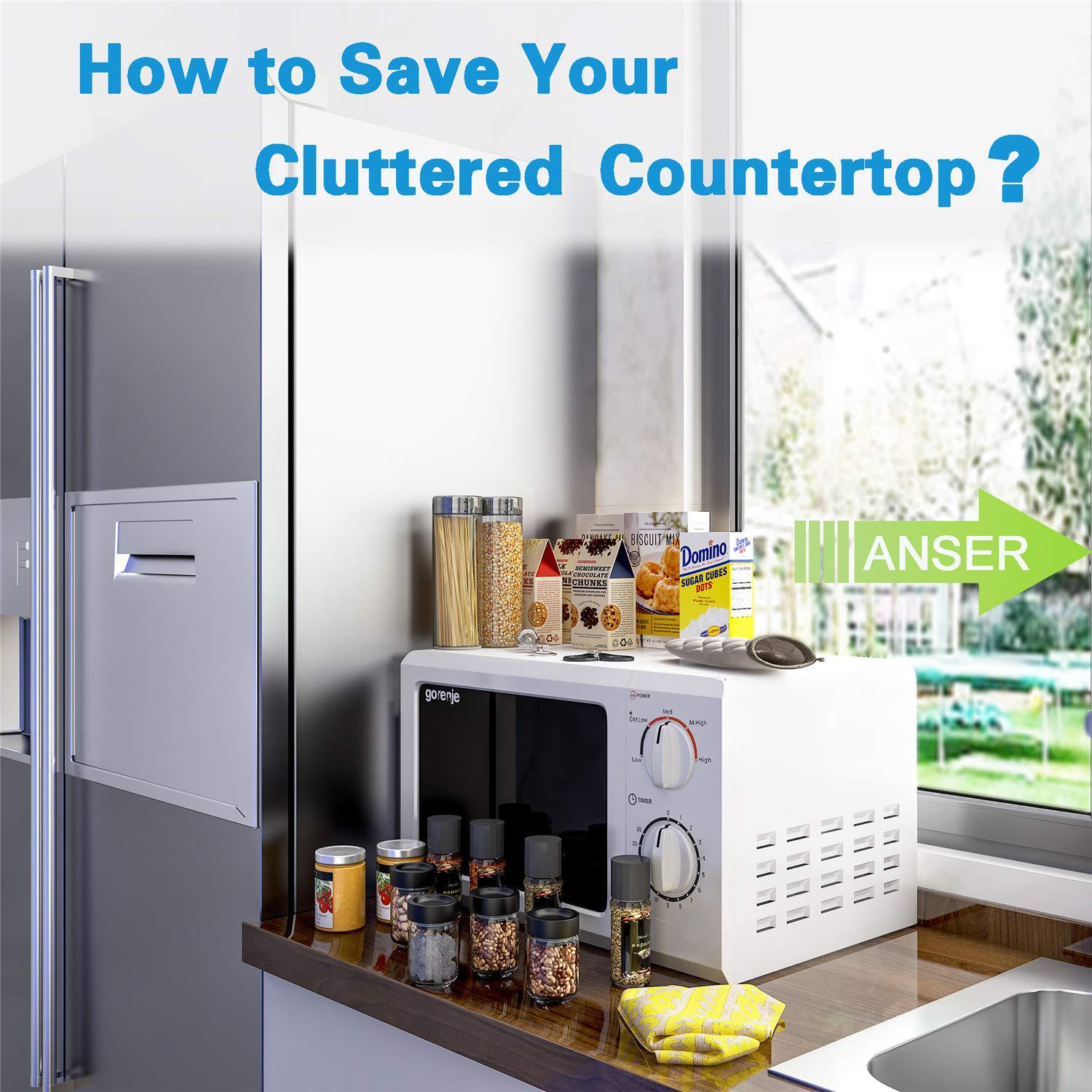 Multi-Functional Magnetic Fridge Storage Shelf