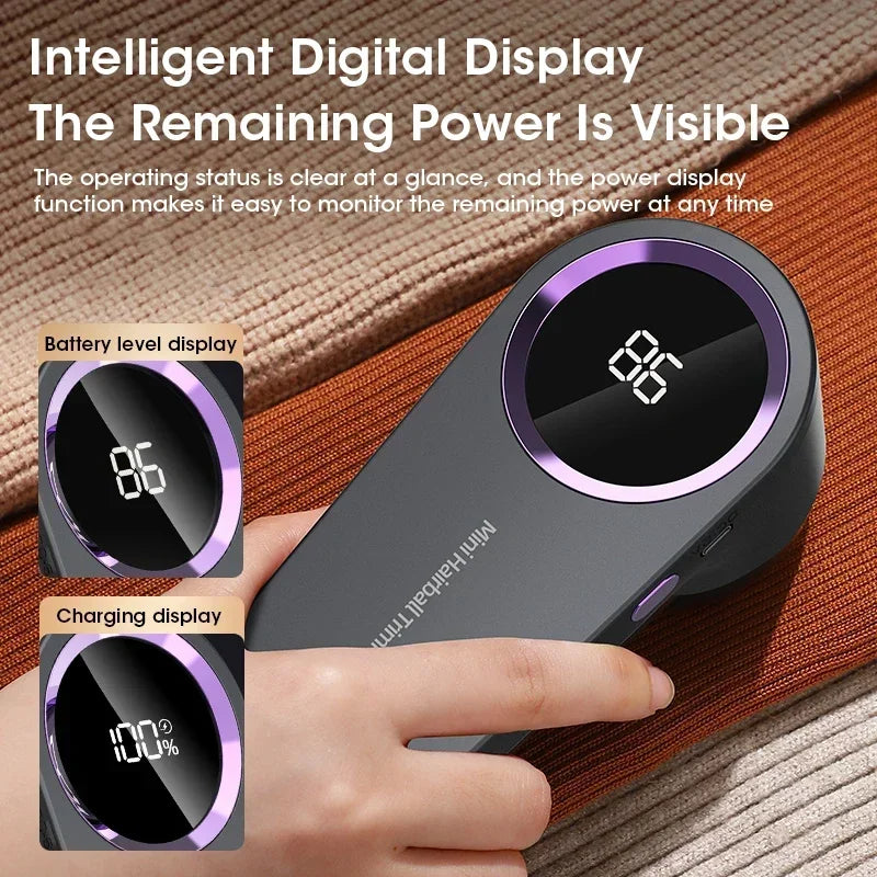 Portable Electric Lint Remover for Smooth, Fresh Clothes