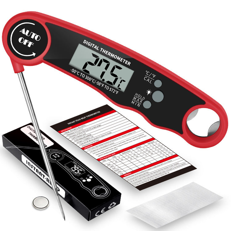 Foldable Electronic Thermometer for Safe, Delicious Meals