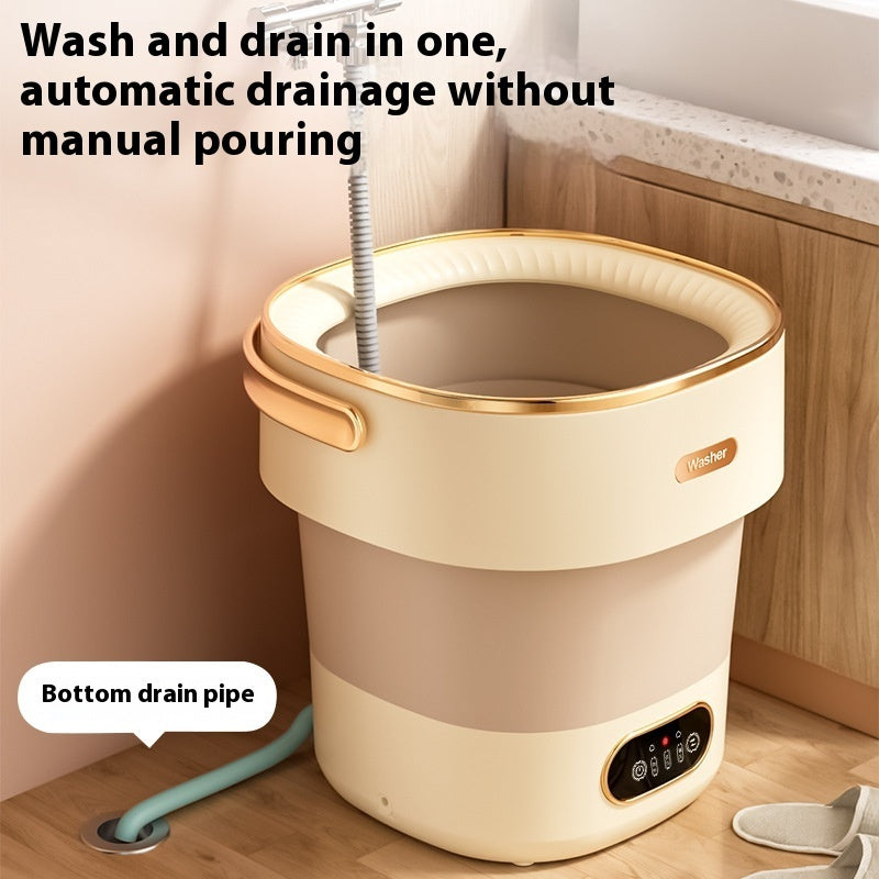 Compact Automatic Washing Machine with Large Capacity
