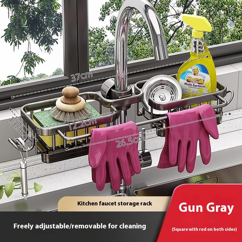 Kitchen Sink Storage Basket for Clean, Clutter-Free Counters