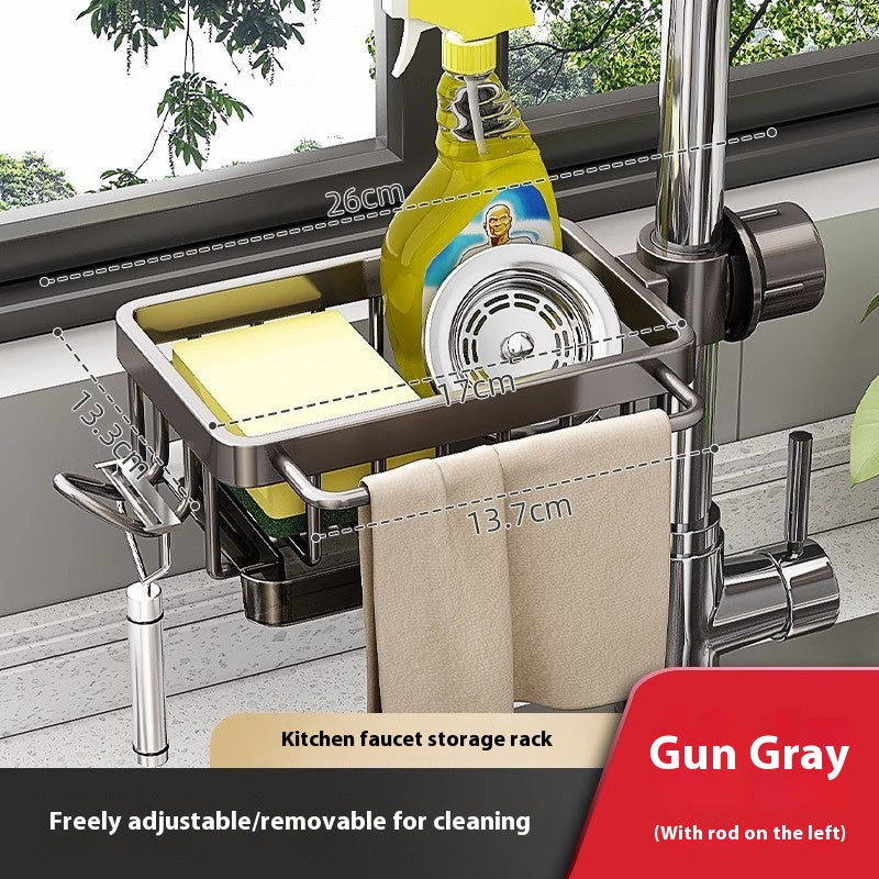 Kitchen Sink Storage Basket for Clean, Clutter-Free Counters