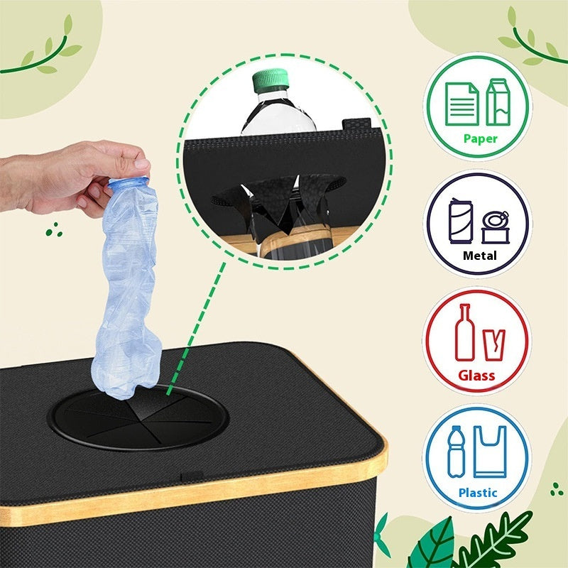 Handy Recycling Bin for Bottles, Cans, and More