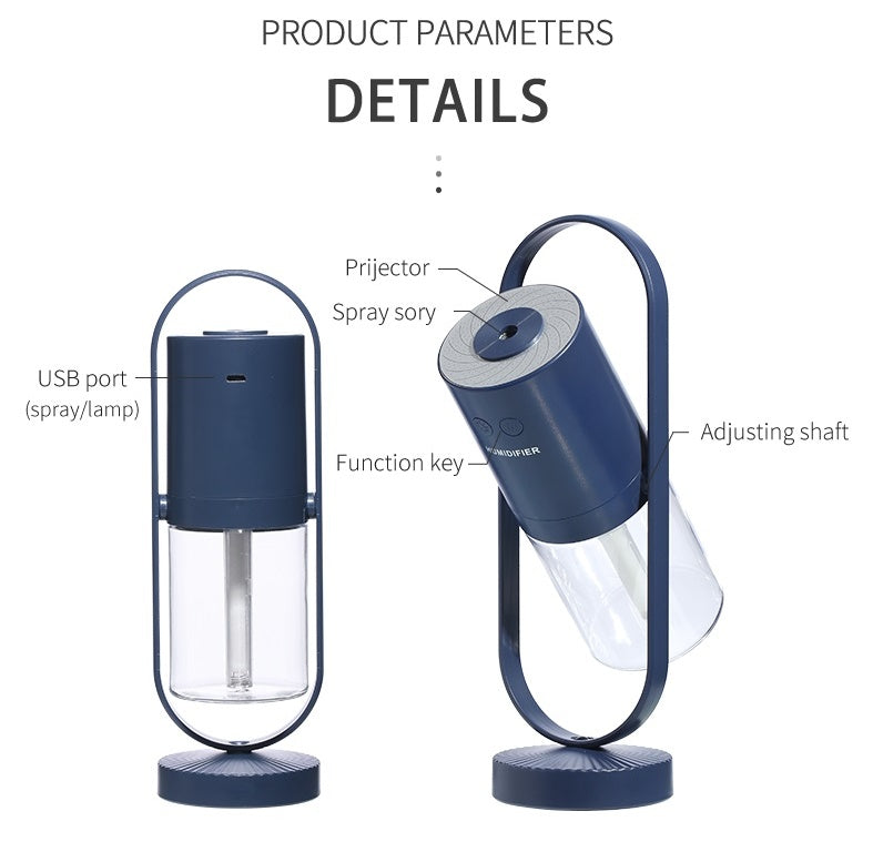 Mini Ultrasonic Humidifier for Home, Car, or Office