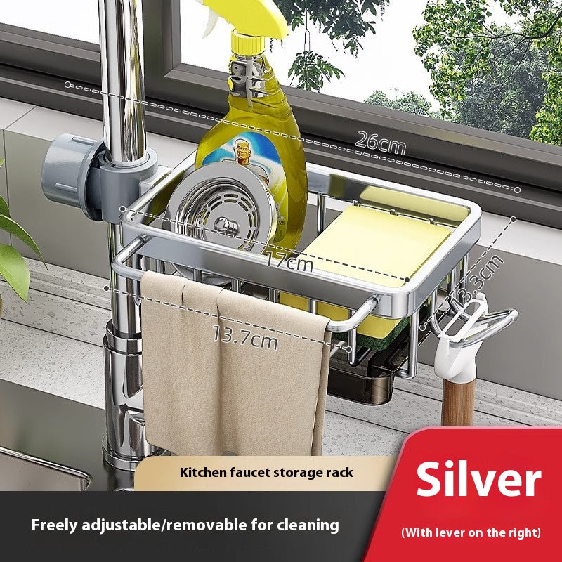 Kitchen Sink Storage Basket for Clean, Clutter-Free Counters