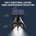Outdoor Solar Wall Lights with Motion Sensing