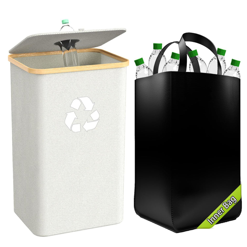 Handy Recycling Bin for Bottles, Cans, and More