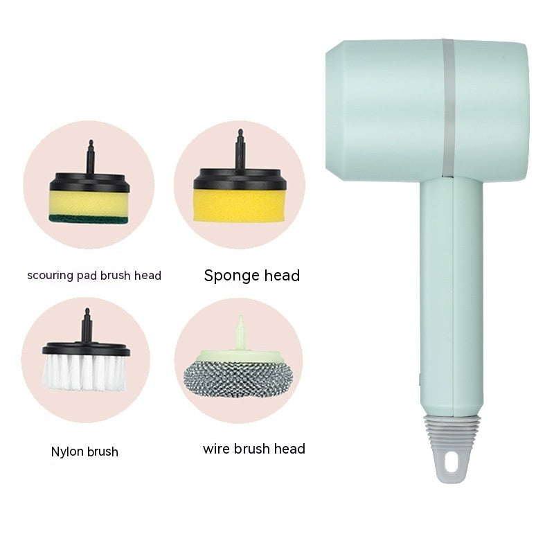 Electric Cleaning Brush for Easy Kitchen and Bathroom Scrubbing