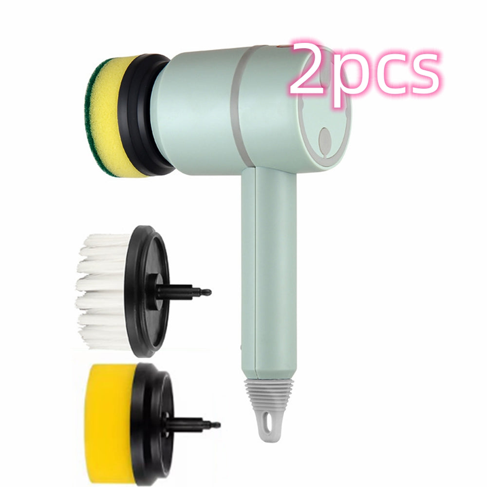 Electric Cleaning Brush for Easy Kitchen and Bathroom Scrubbing