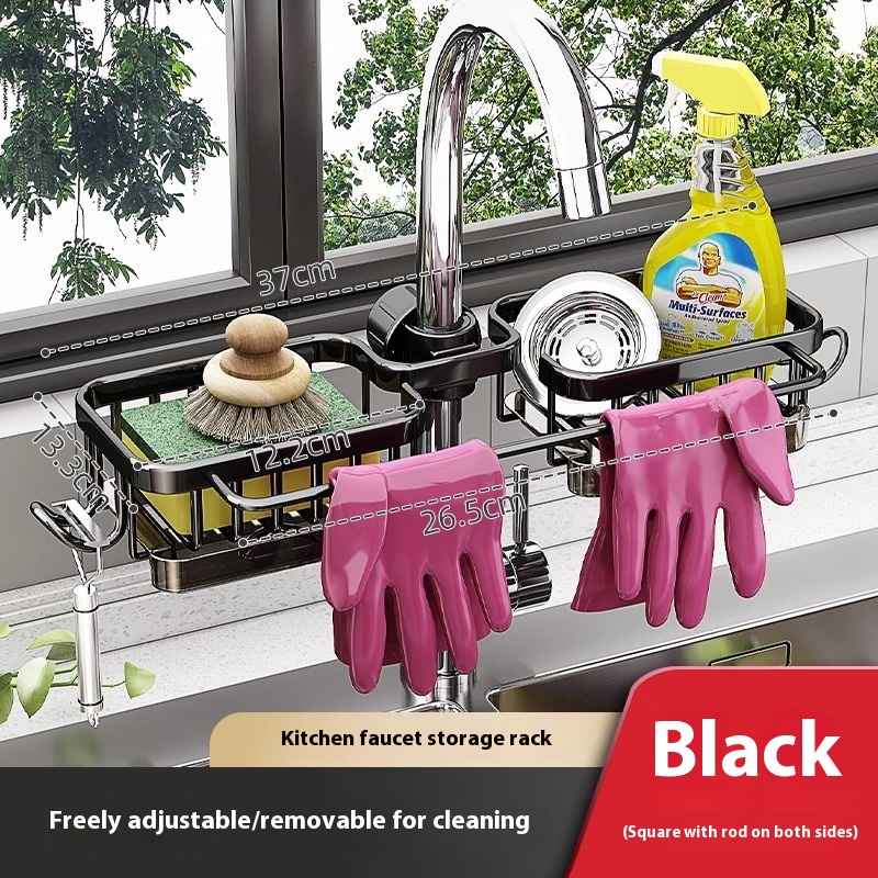 Kitchen Sink Storage Basket for Clean, Clutter-Free Counters