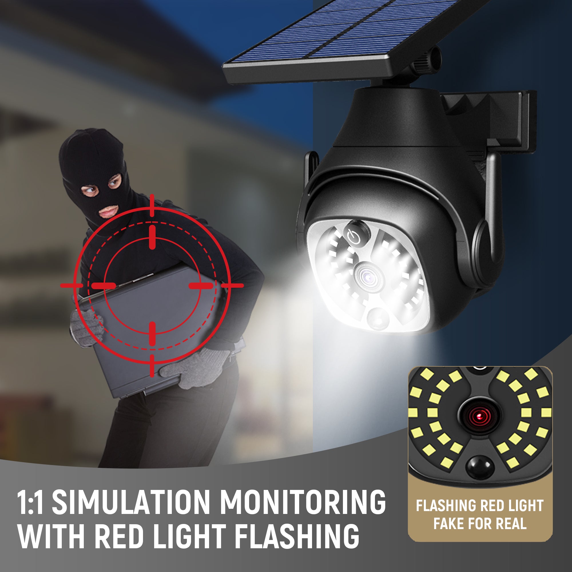 Outdoor Solar Wall Lights with Motion Sensing