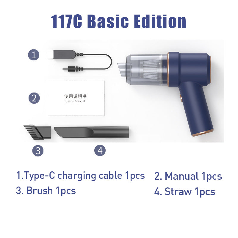 Portable Cordless Vacuum for Quick Home and Car Cleaning