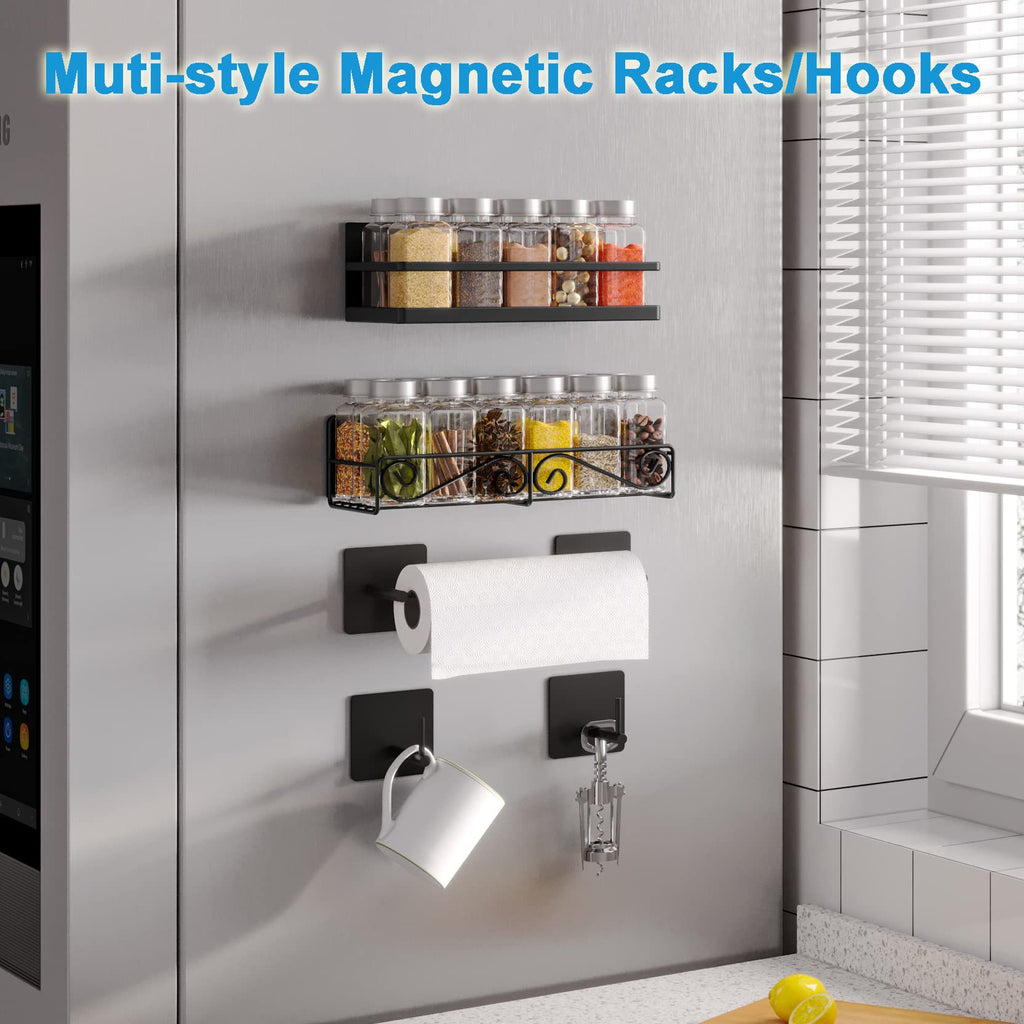 Multi-Functional Magnetic Fridge Storage Shelf