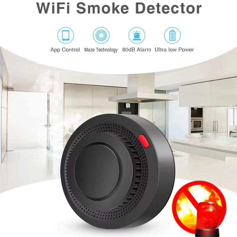Wireless Smoke Detector for Easy Home Protection
